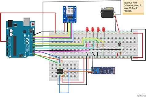 The shield conveniently provides the +5 volts and Ground required to power the sensor. . Arduino modbus rtu example